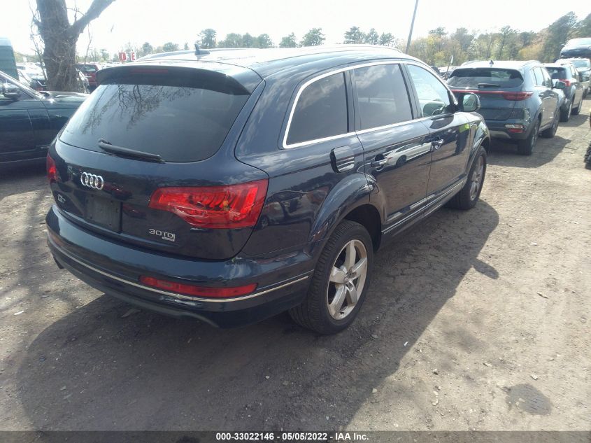 2013 AUDI Q7 3.0L TDI PREMIUM PLUS WA1LMAFE6DD000734