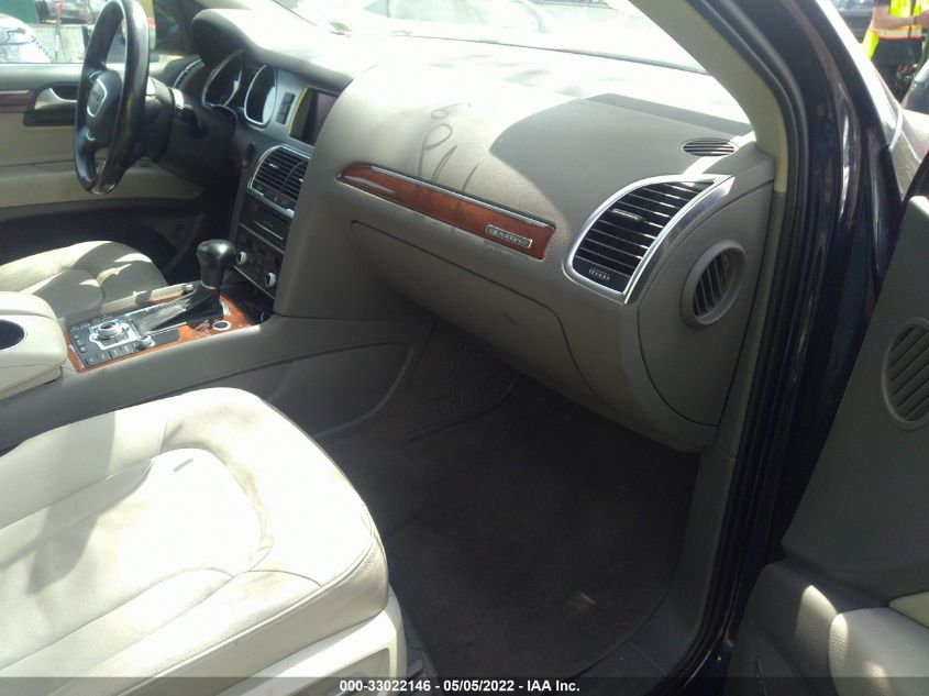 2013 AUDI Q7 3.0L TDI PREMIUM PLUS WA1LMAFE6DD000734