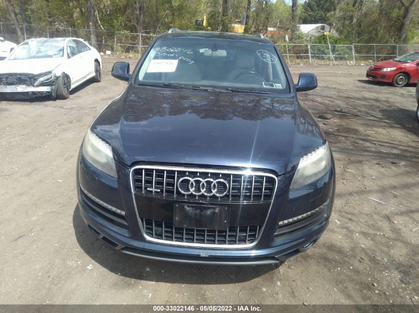2013 AUDI Q7 3.0L TDI PREMIUM PLUS WA1LMAFE6DD000734