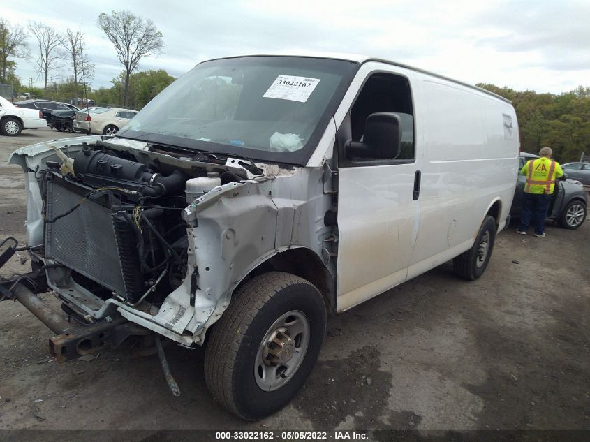 2014 CHEVROLET EXPRESS CARGO VAN 1GCWGFCA5E1139670