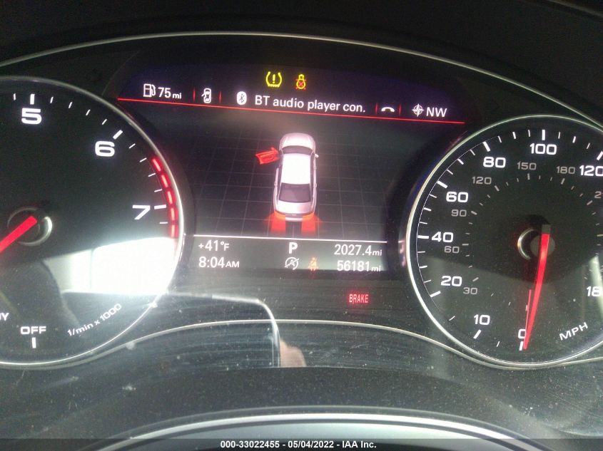 2016 AUDI A6 3.0T PREMIUM PLUS WAUFGAFC3GN002400