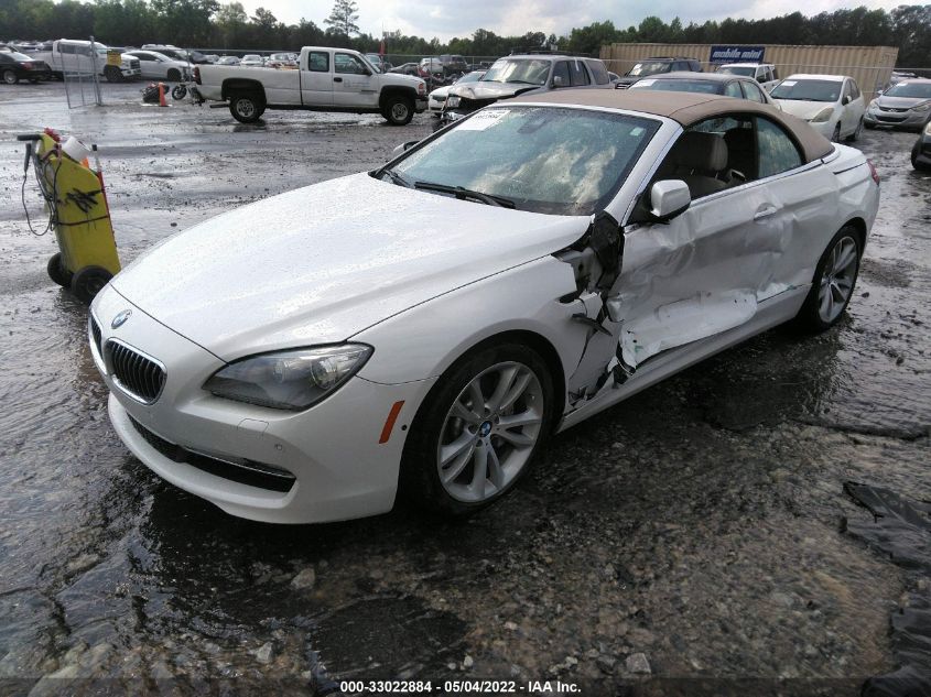2013 BMW 6 SERIES 640I WBALW7C50DDX58685