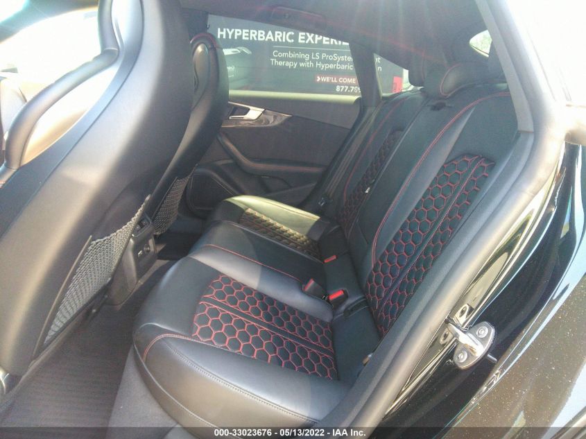 2019 AUDI RS 5 SPORTBACK WUABWCF52KA902726