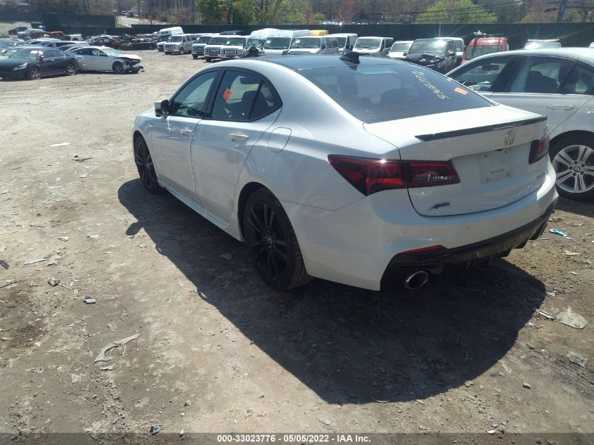 2018 ACURA TLX W/A-SPEC PKG RED LEATHER 19UUB3F65JA006544