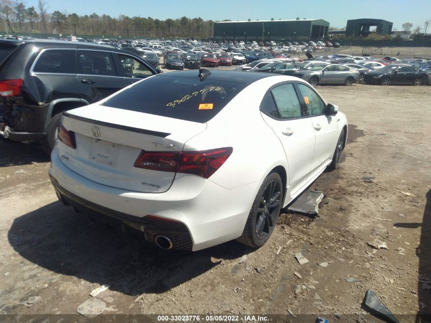2018 ACURA TLX W/A-SPEC PKG RED LEATHER 19UUB3F65JA006544