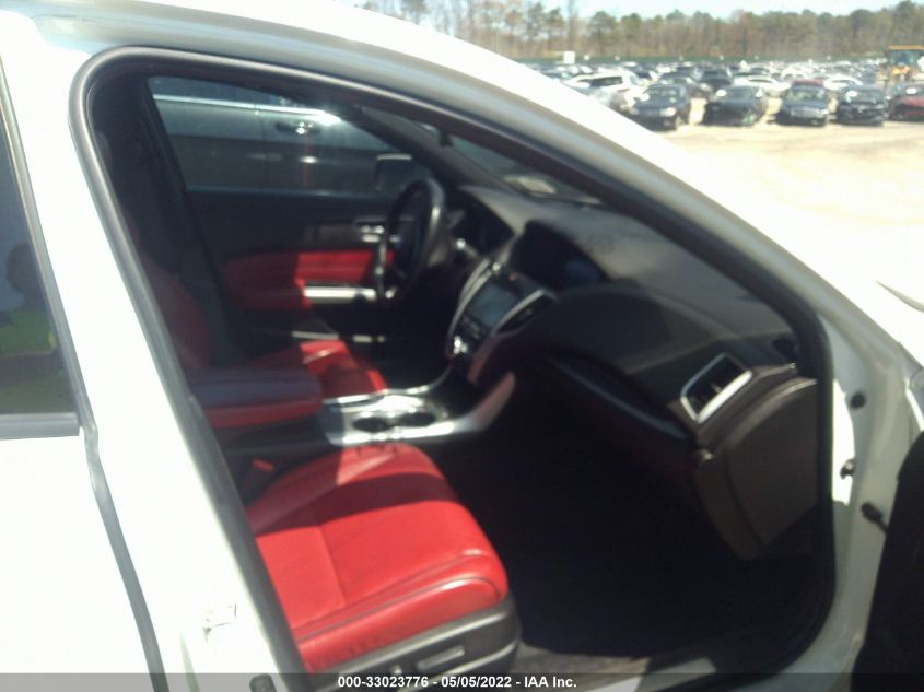 2018 ACURA TLX W/A-SPEC PKG RED LEATHER 19UUB3F65JA006544