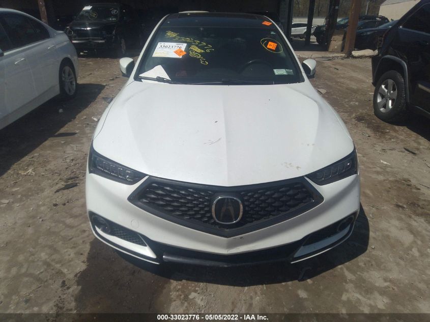 2018 ACURA TLX W/A-SPEC PKG RED LEATHER 19UUB3F65JA006544