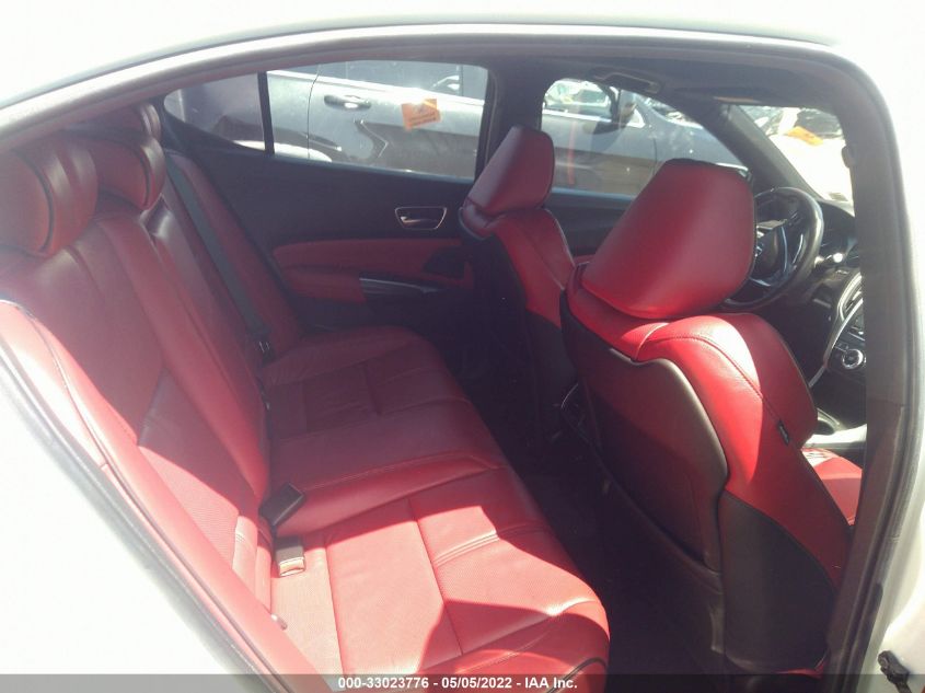 2018 ACURA TLX W/A-SPEC PKG RED LEATHER 19UUB3F65JA006544