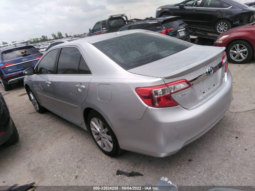 2013 TOYOTA CAMRY HYBRID LE/XLE 4T1BD1FK7DU068818