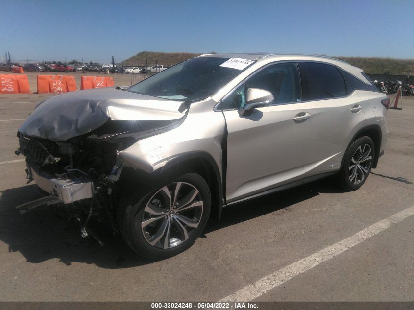 2021 LEXUS RX RX 450H 2T2HGMDA5MC061330