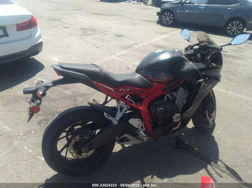 2016 HONDA CBR650 F MLHRC7415G5200165