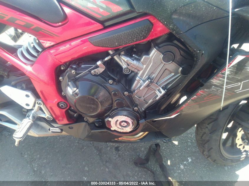 2016 HONDA CBR650 F MLHRC7415G5200165