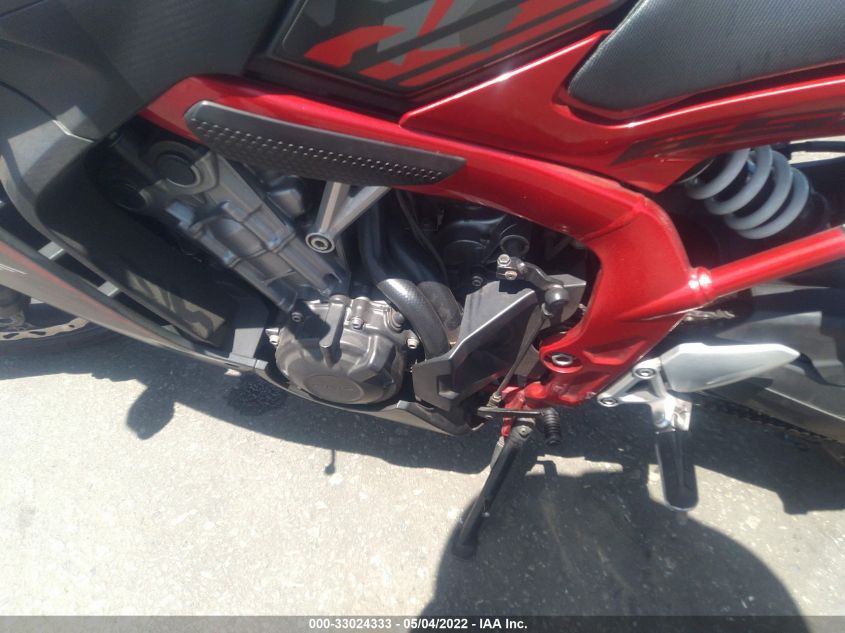 2016 HONDA CBR650 F MLHRC7415G5200165