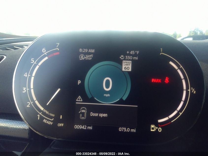 2022 MINI CLUBMAN COOPER S WMWLV7C05N2S33691
