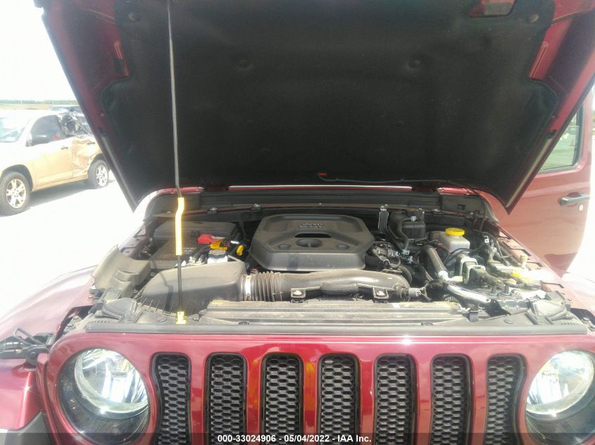 2021 JEEP WRANGLER UNLIMITED SAHARA ALTITUDE 1C4HJXEN1MW683889