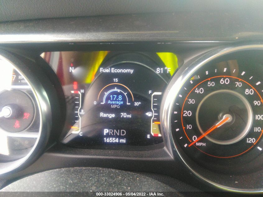 2021 JEEP WRANGLER UNLIMITED SAHARA ALTITUDE 1C4HJXEN1MW683889