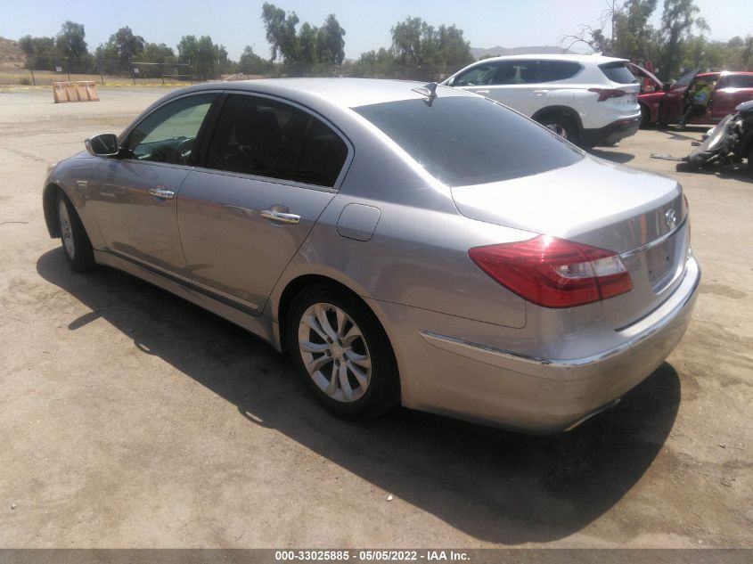 2013 HYUNDAI GENESIS 3.8L KMHGC4DD9DU237672