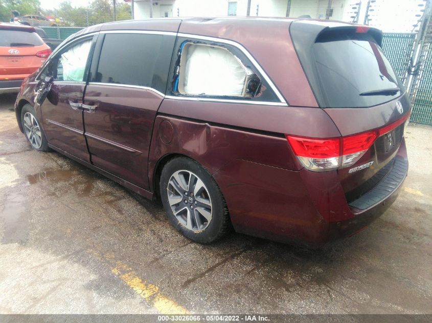 2014 HONDA ODYSSEY TOURING 5FNRL5H92EB010777