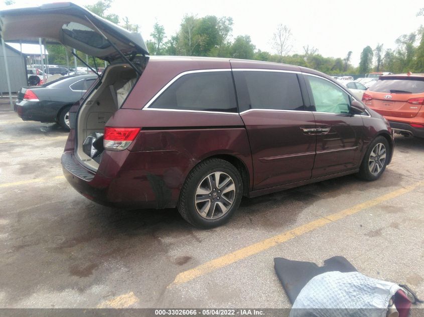 2014 HONDA ODYSSEY TOURING 5FNRL5H92EB010777