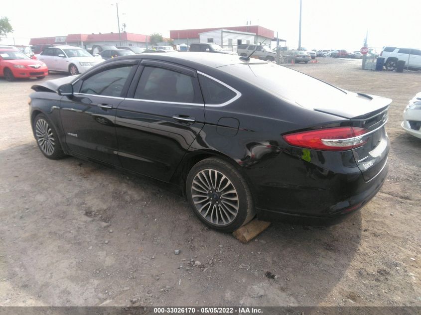 2018 FORD FUSION HYBRID TITANIUM/PLATINUM 3FA6P0RU4JR181834