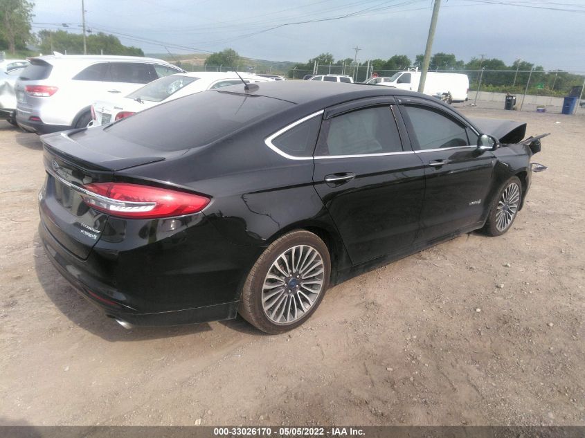 2018 FORD FUSION HYBRID TITANIUM/PLATINUM 3FA6P0RU4JR181834