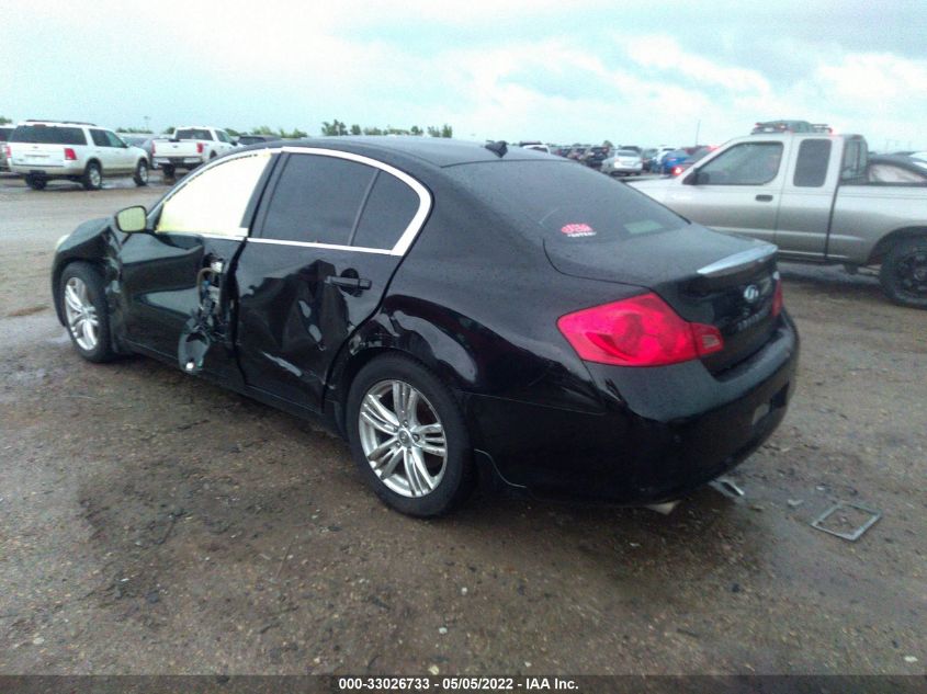 2013 INFINITI G37 SEDAN JOURNEY JN1CV6AP6DM301032