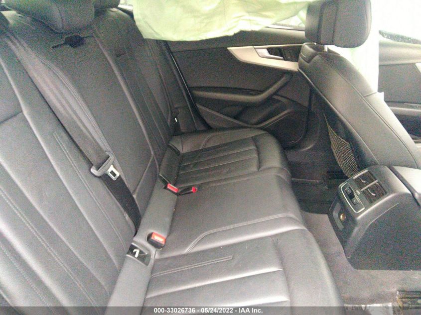 2017 AUDI A4 PREMIUM WAUGNAF46HN019941