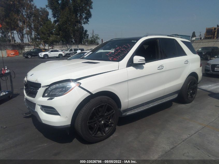 2013 MERCEDES-BENZ M-CLASS ML 350 4JGDA5JB1DA144891
