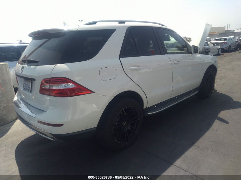 2013 MERCEDES-BENZ M-CLASS ML 350 4JGDA5JB1DA144891