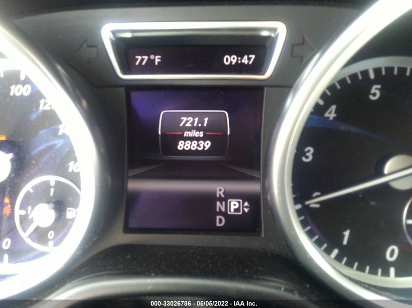 2013 MERCEDES-BENZ M-CLASS ML 350 4JGDA5JB1DA144891