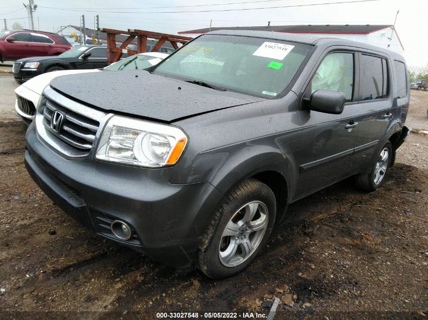 2013 HONDA PILOT EX 5FNYF4H47DB044360