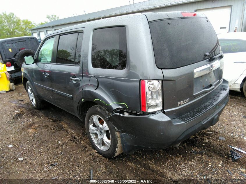 2013 HONDA PILOT EX 5FNYF4H47DB044360