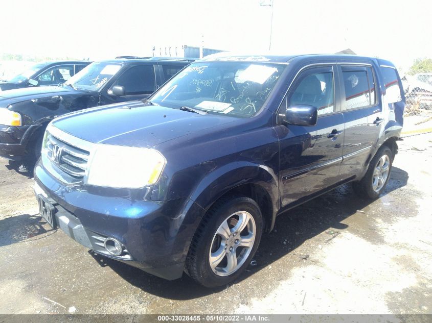 2013 HONDA PILOT EX-L 5FNYF3H54DB032220