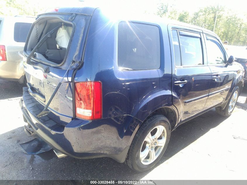 2013 HONDA PILOT EX-L 5FNYF3H54DB032220