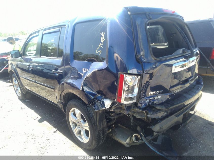 2013 HONDA PILOT EX-L 5FNYF3H54DB032220