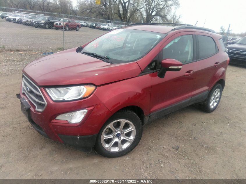 2018 FORD ECOSPORT SE MAJ6P1UL4JC172893
