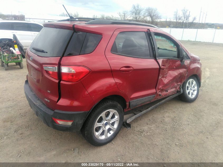 2018 FORD ECOSPORT SE MAJ6P1UL4JC172893