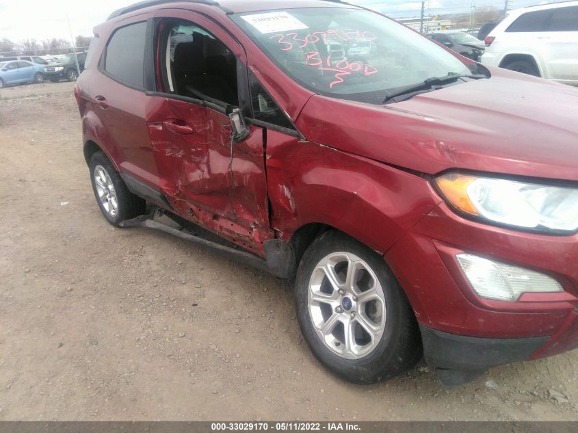 2018 FORD ECOSPORT SE MAJ6P1UL4JC172893