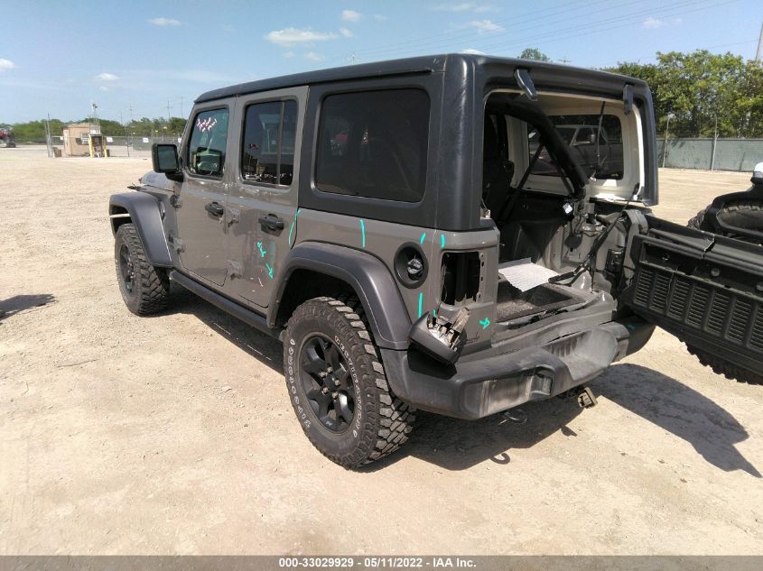 2020 JEEP WRANGLER UNLIMITED WILLYS 1C4HJXDG2LW201416