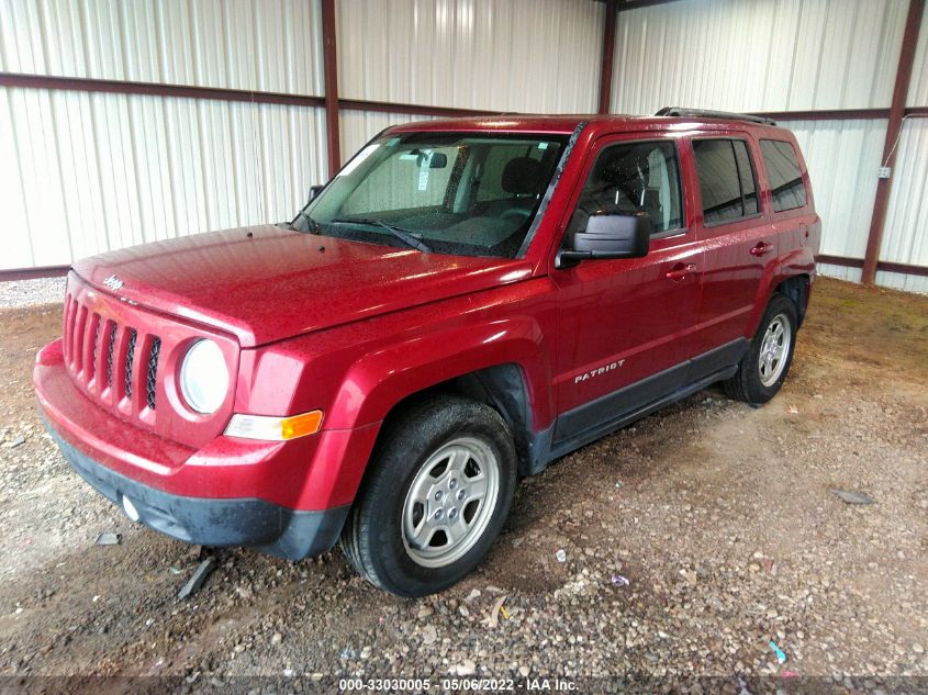 2015 JEEP PATRIOT SPORT 1C4NJPBA4FD285630