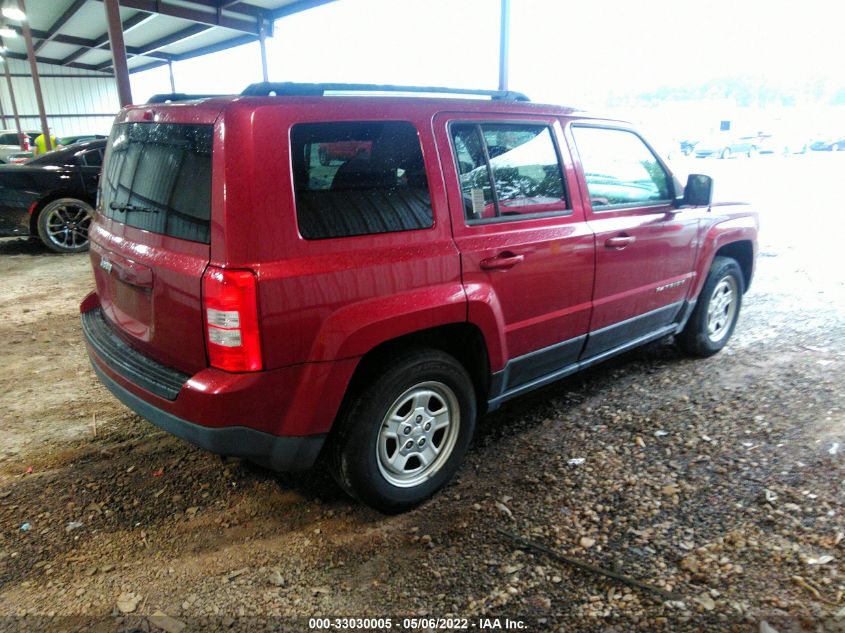 2015 JEEP PATRIOT SPORT 1C4NJPBA4FD285630