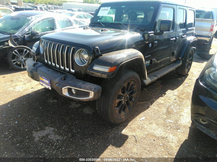 2021 JEEP WRANGLER 4XE UNLIMITED SAHARA 1C4JJXP68MW732559