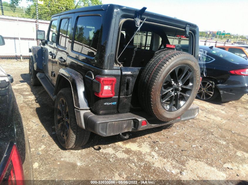 2021 JEEP WRANGLER 4XE UNLIMITED SAHARA 1C4JJXP68MW732559