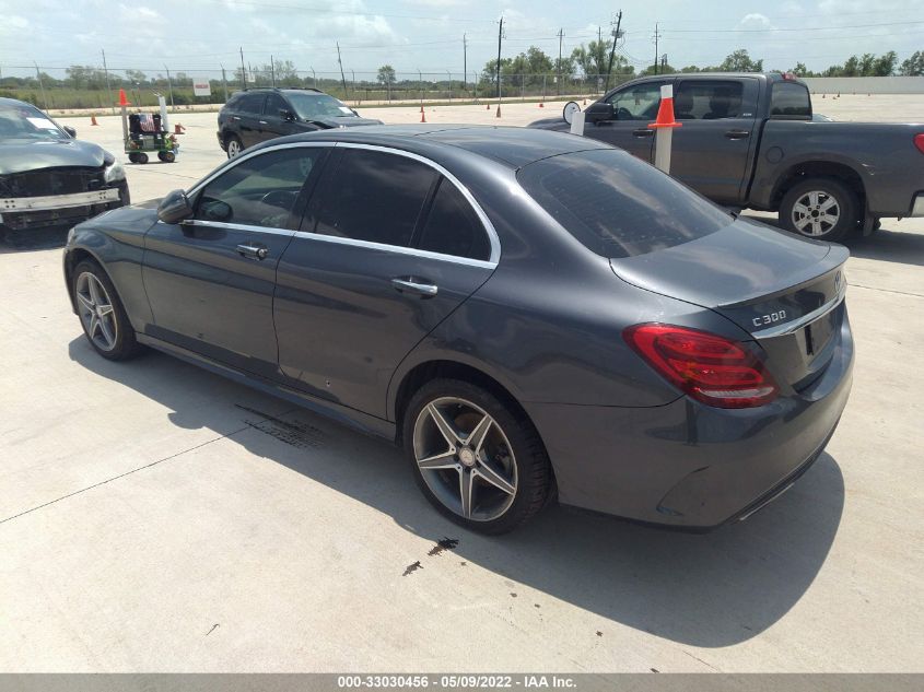 2016 MERCEDES-BENZ C-CLASS C 300 55SWF4JB1GU123168