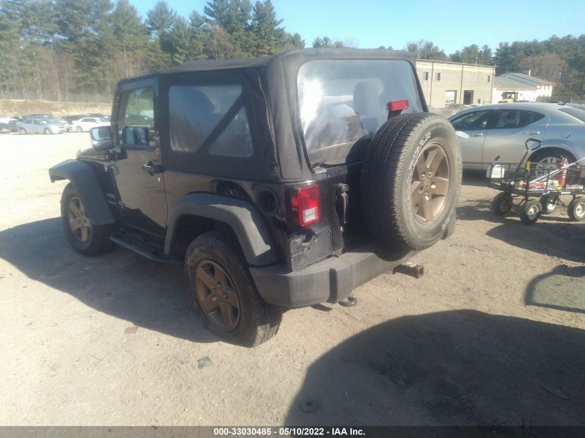 2013 JEEP WRANGLER SPORT 1C4AJWAG0DL660558