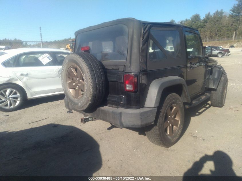 2013 JEEP WRANGLER SPORT 1C4AJWAG0DL660558