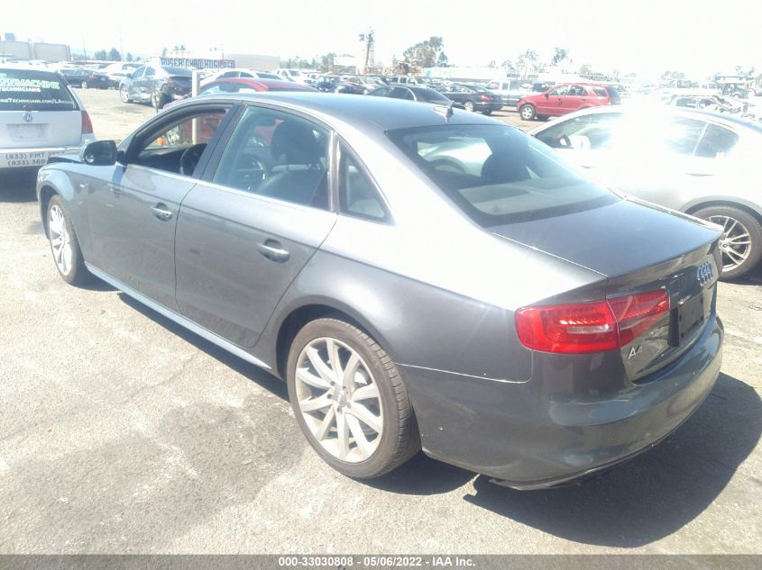 2014 AUDI A4 PREMIUM WAUAFAFLXEN036991