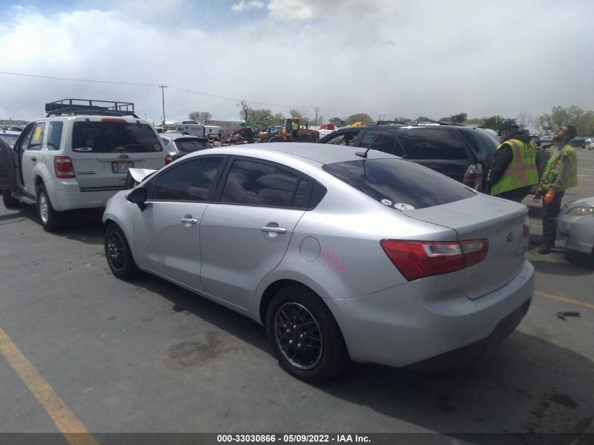 2015 KIA RIO LX KNADM4A34F6432745
