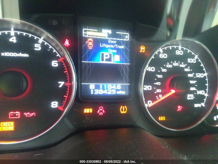 2014 SUBARU LEGACY 2.5I LIMITED 4S3BMBL69E3011657