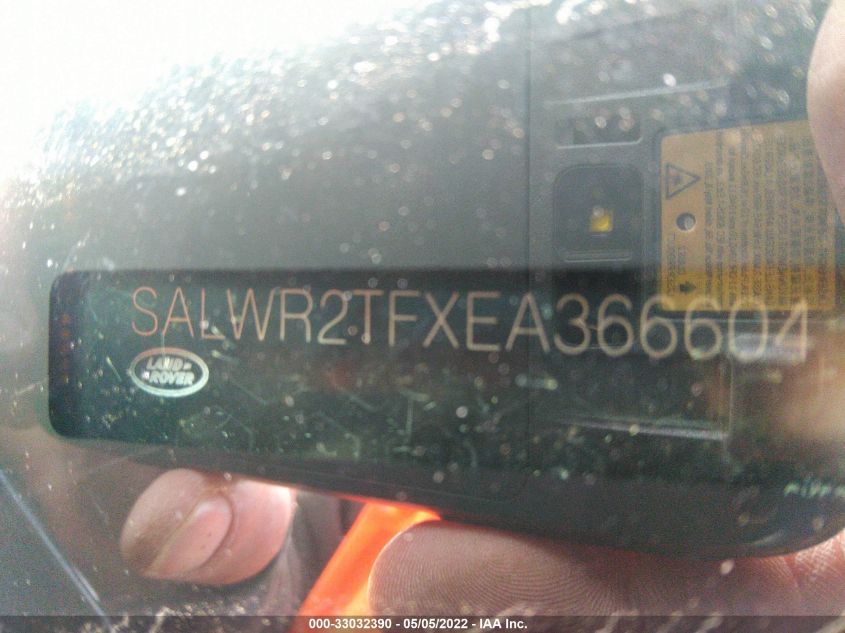 2014 LAND ROVER RANGE ROVER SPORT SUPERCHARGED SALWR2TFXEA366604